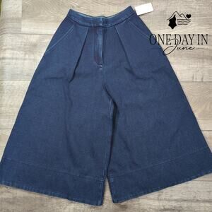 Adriano Goldschmied High Waist Wide Leg Coulotte Jeans Size 27 (4)